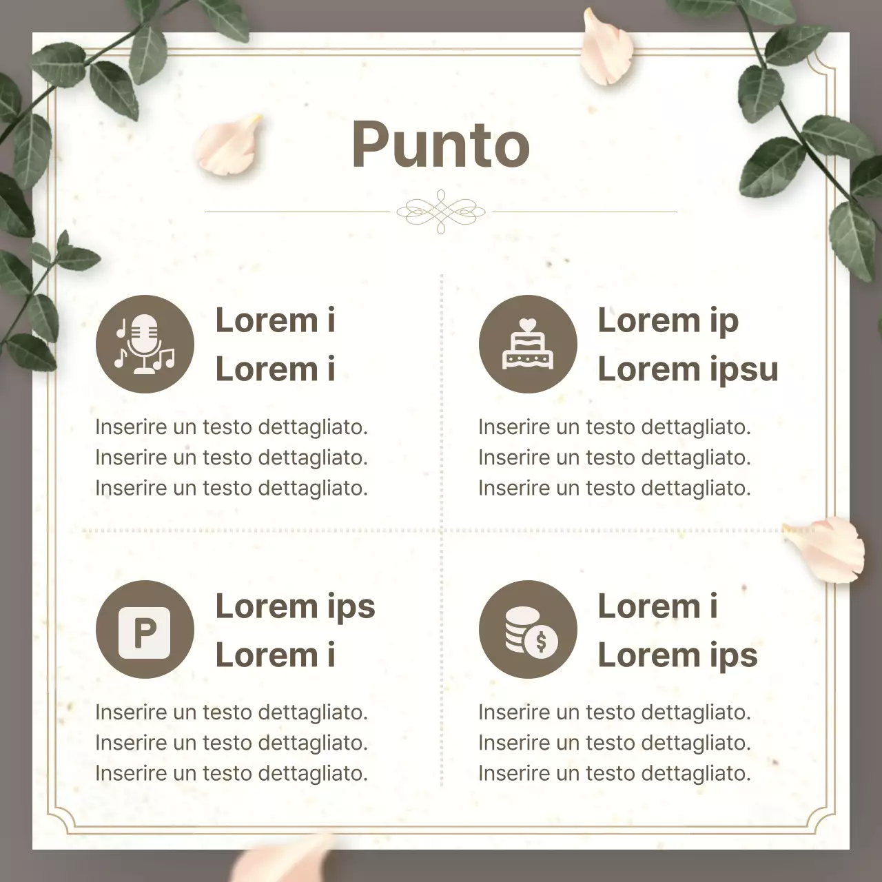 La lussuosa location per matrimoni di Gold Point ad