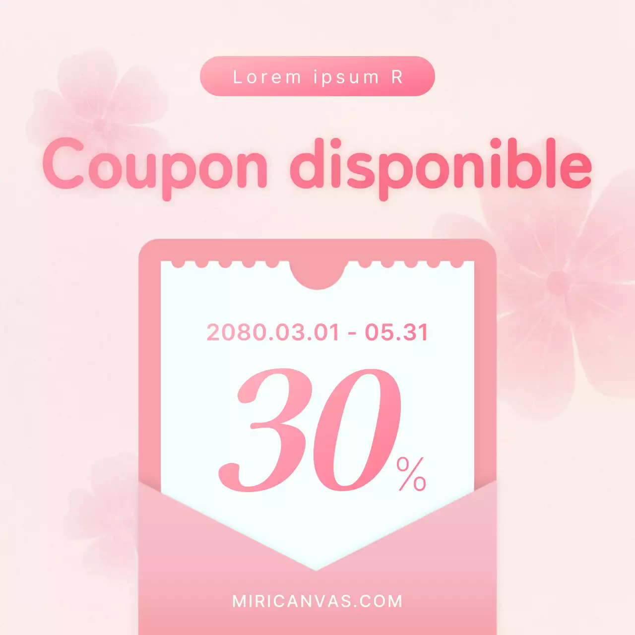 Une jolie publicité pour un événement printanier en jaune et bleu clair