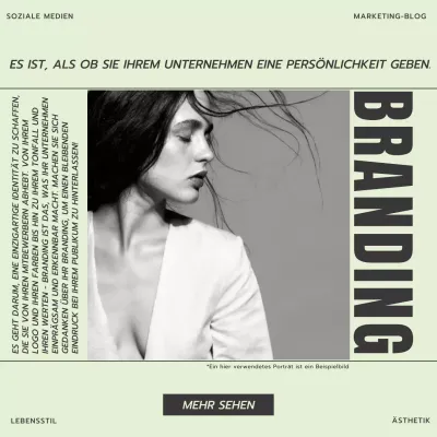 Limone und Grau Minimal Trend Branding & Marketing Business Blog Promotion