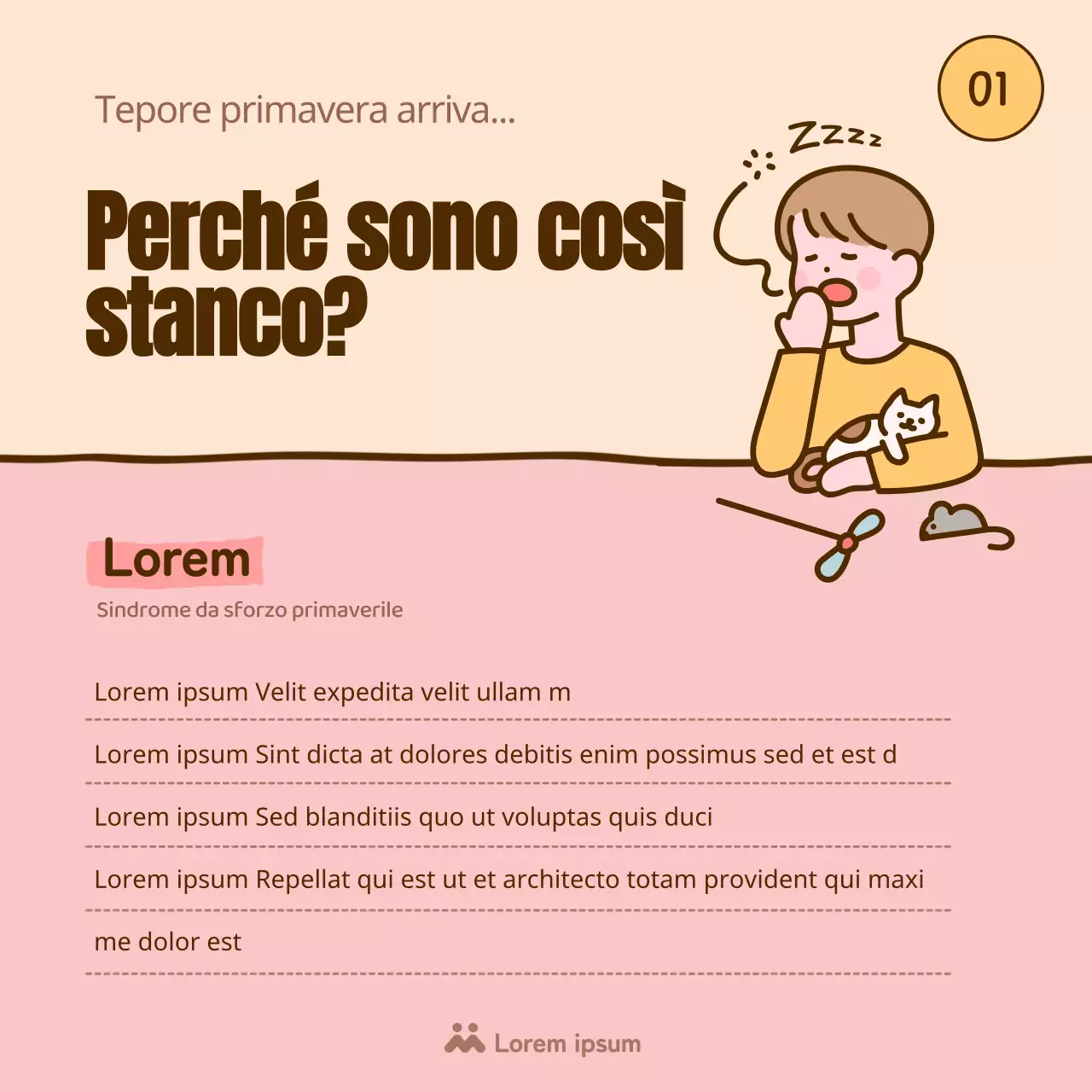 Sulla febbre della primavera in tutto il suo splendore giallo e rosa