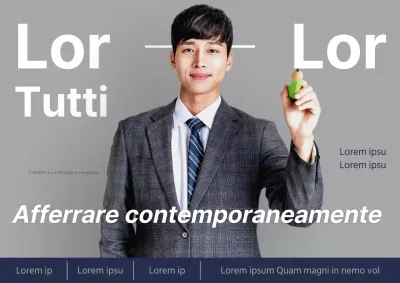 Promozione dei tutor con enfasi grigia