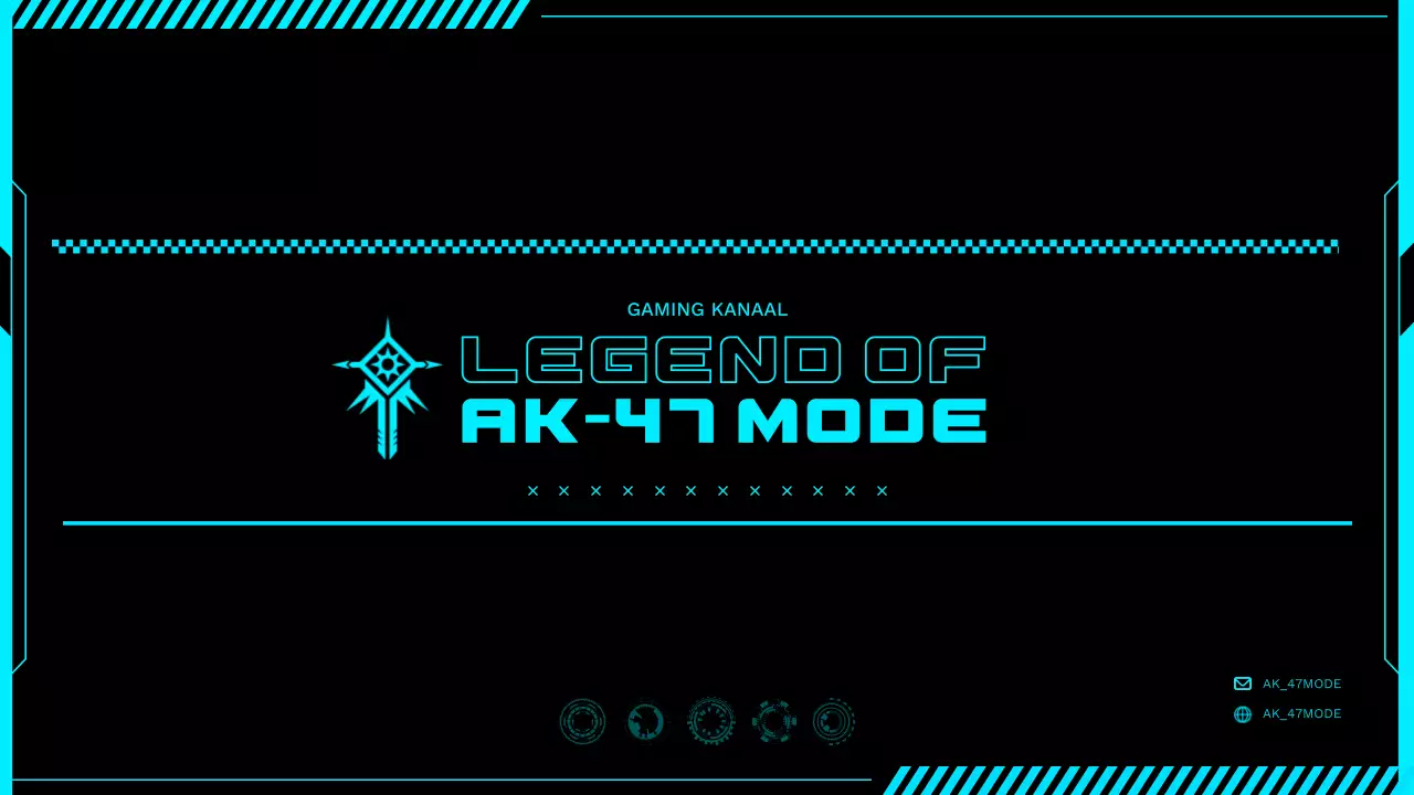 Promoot een cyberpunk gamekanaal in neon en zwart