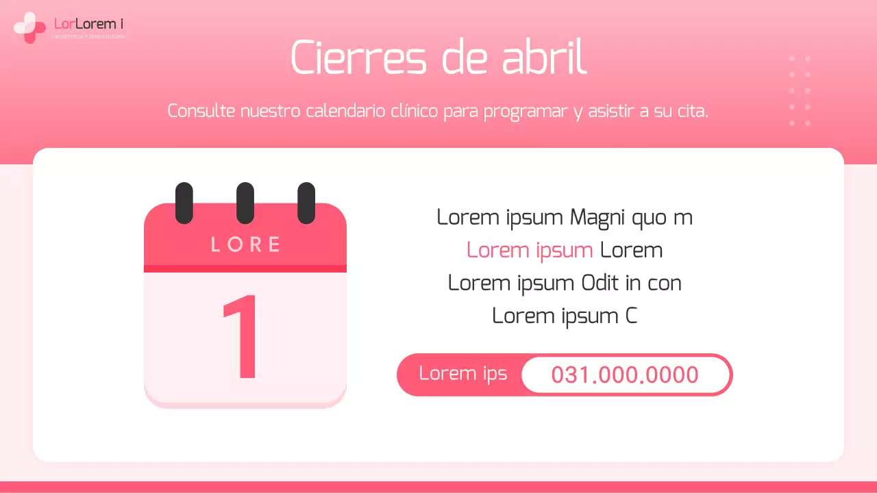 Sencillos anuncios de maternidad en rosa y rosa fuerte