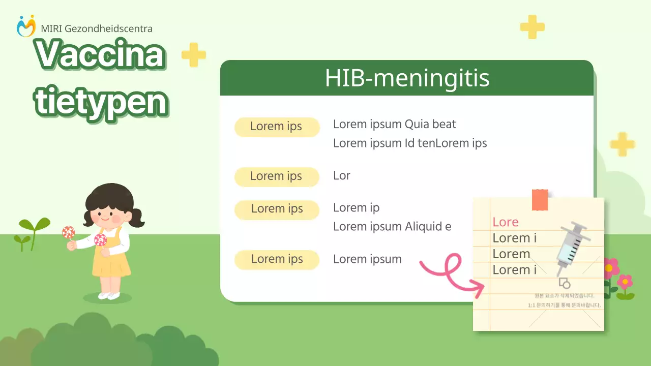 Een handleiding voor het vaccineren van kinderen tegen mazelen en geelzucht