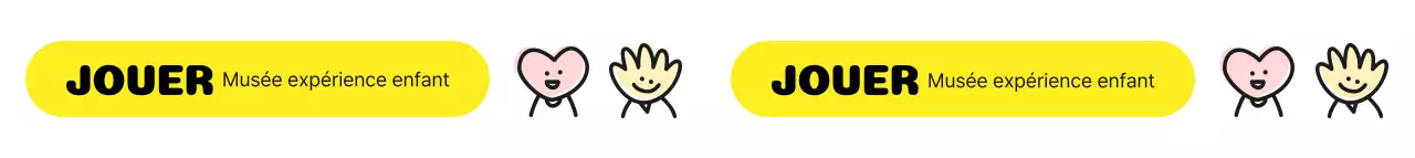 Un joli musée pour enfants aux couleurs jaunes et aux personnages illustrés.