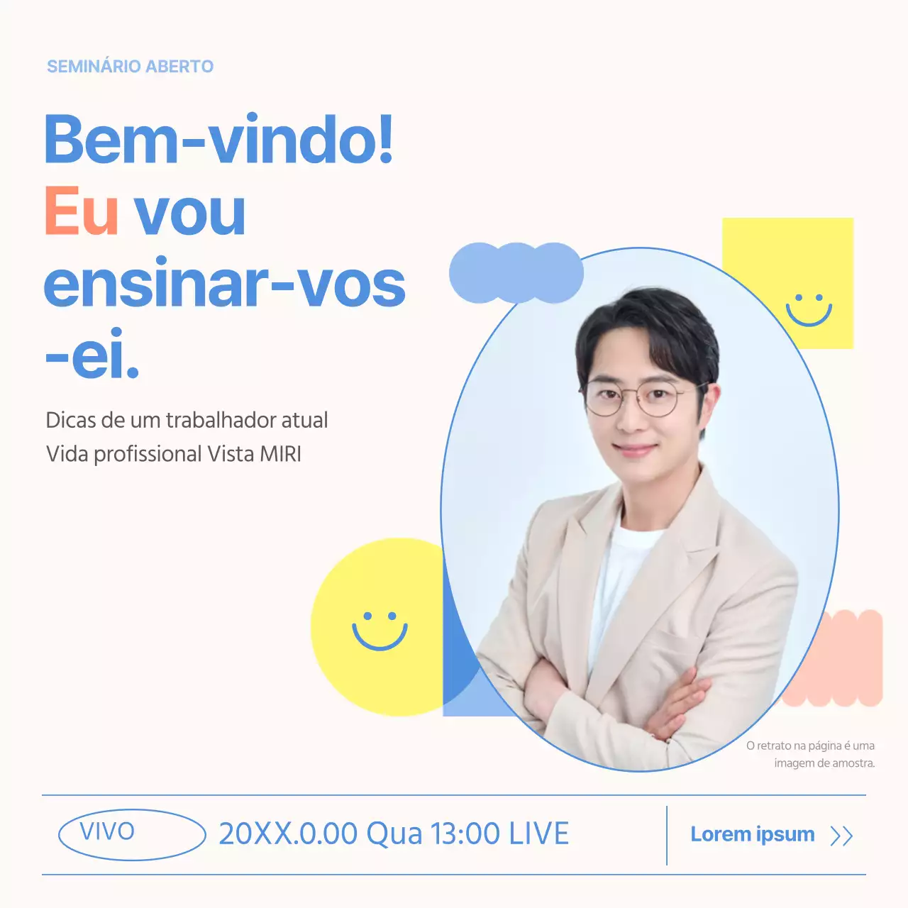 Promover as conferências especiais azuis e amarelas para os actuais seniores