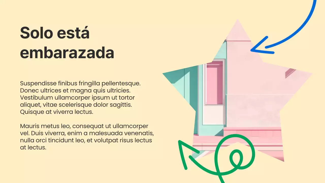 Informe Beige Basic Simple Shapes