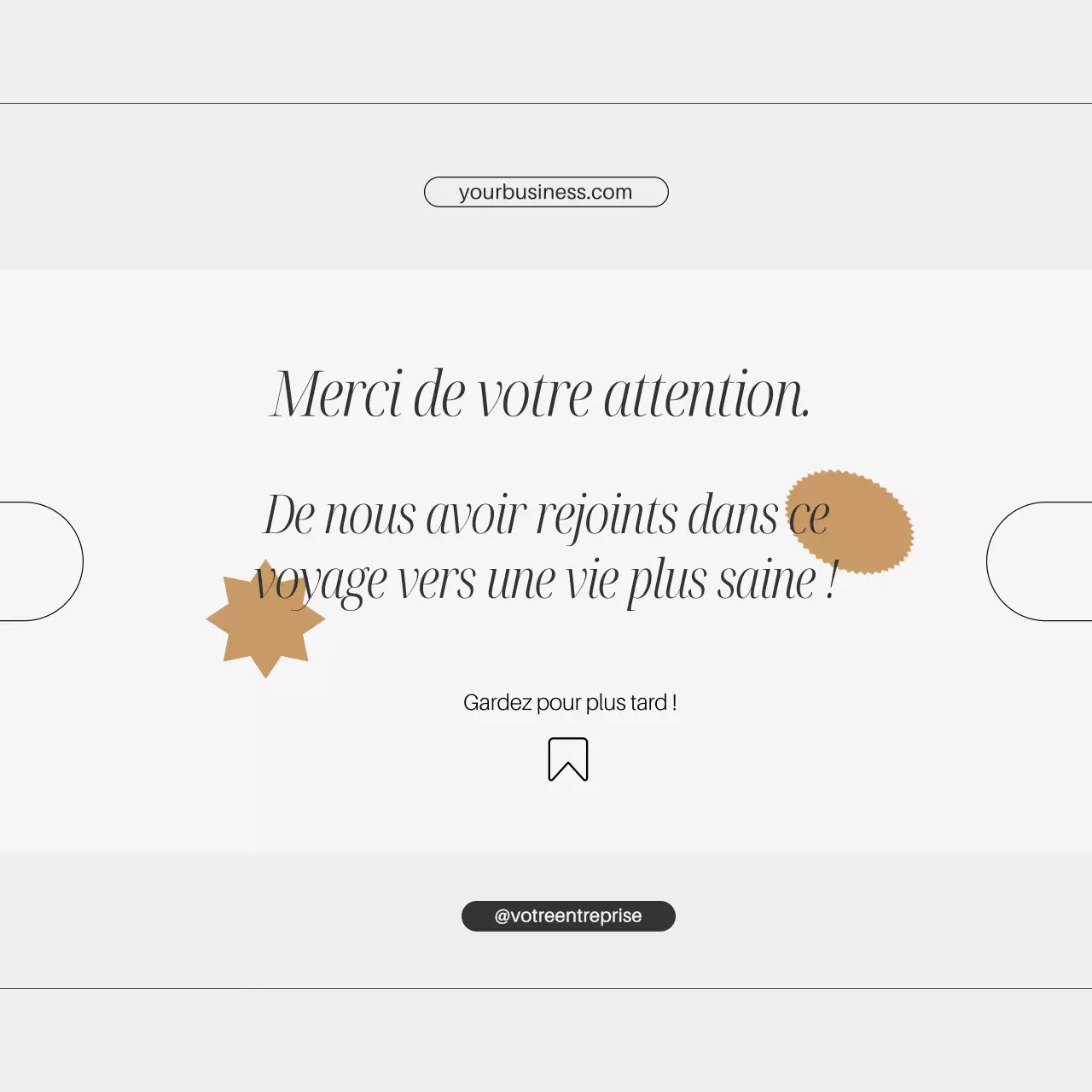 Gris Or Contenu minimal Conseils pour un mode de vie sain Carrousel de posts Instagram