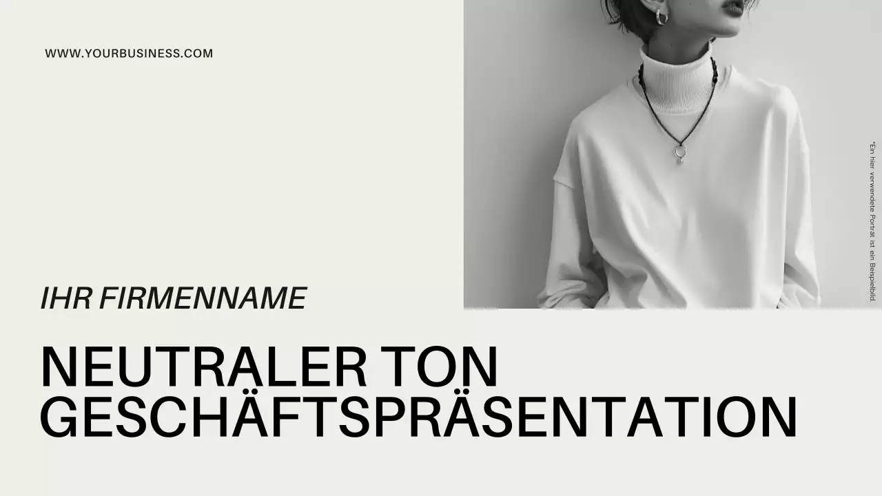 Eine Einführung in den Markenführer für moderne Mode in Schwarz-Weiß