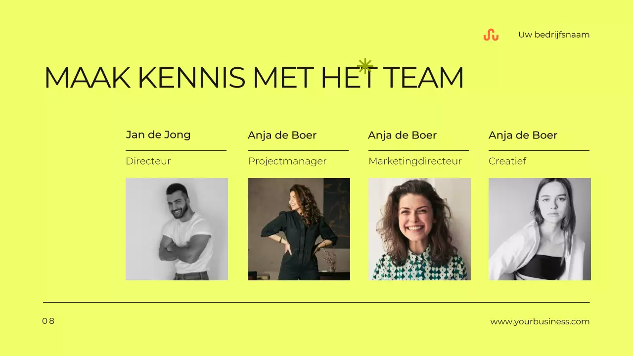 Neon Modern Bedrijfsprofiel