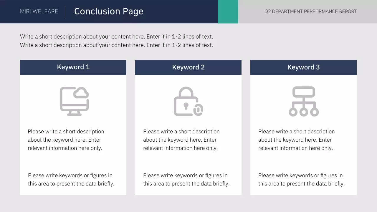 Simple public sector reports in blue and mint