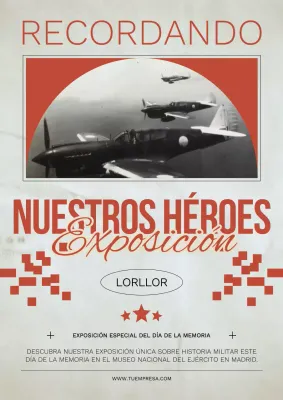 Folleto de la exposición Ivory Vintage Memorial Day