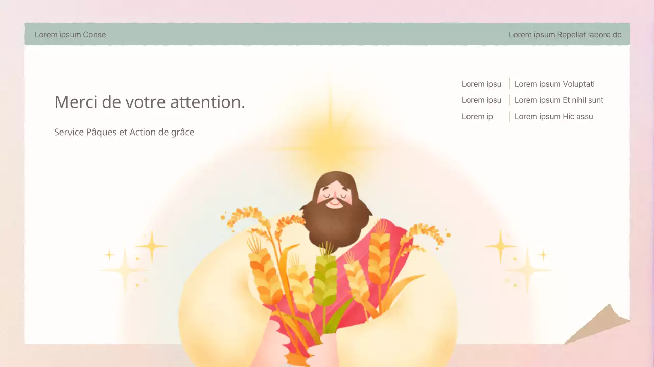 Un simple agenda de Pâques rose et jaune