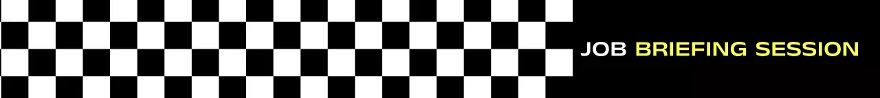 チェック柄の文言が入ったフェアフェア