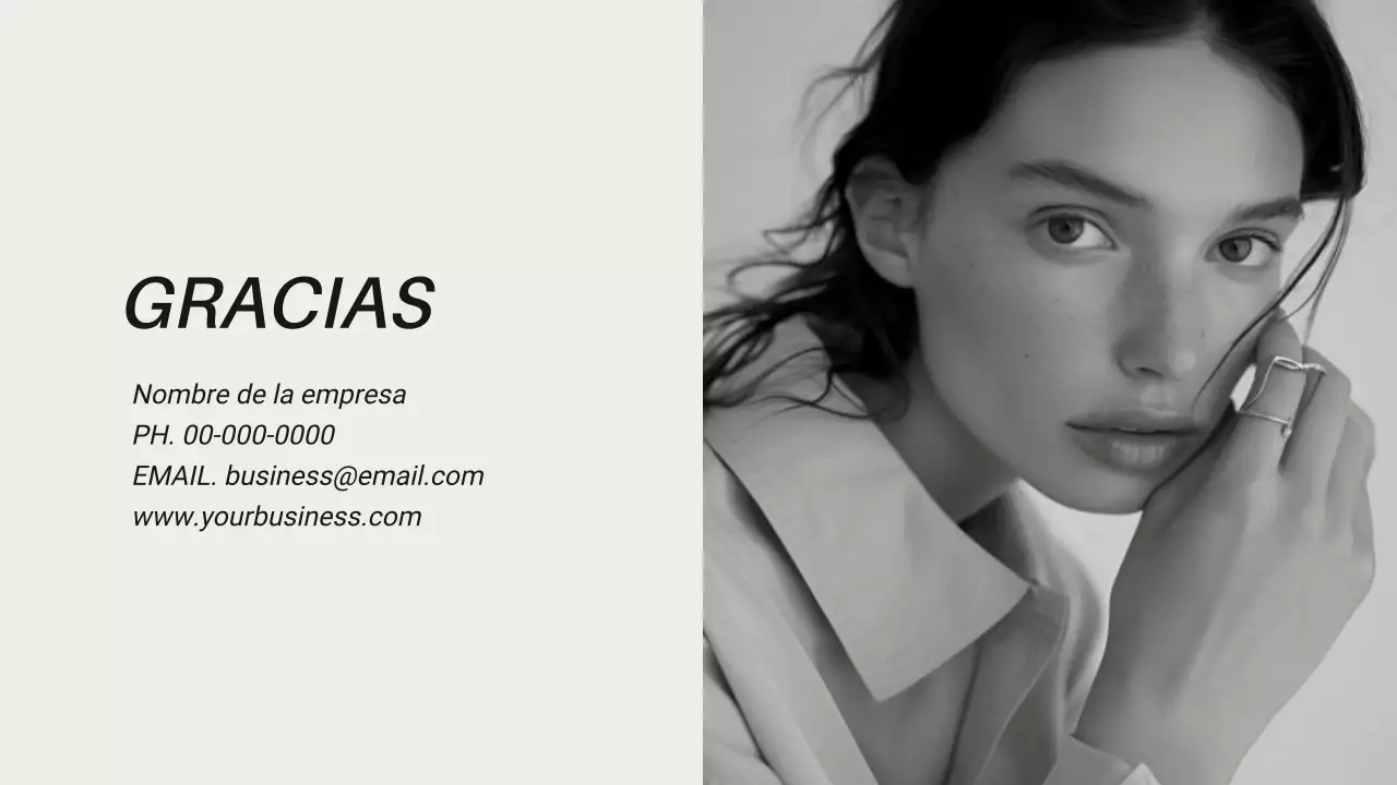 Introducción a la guía de marcas de moda moderna en blanco y negro