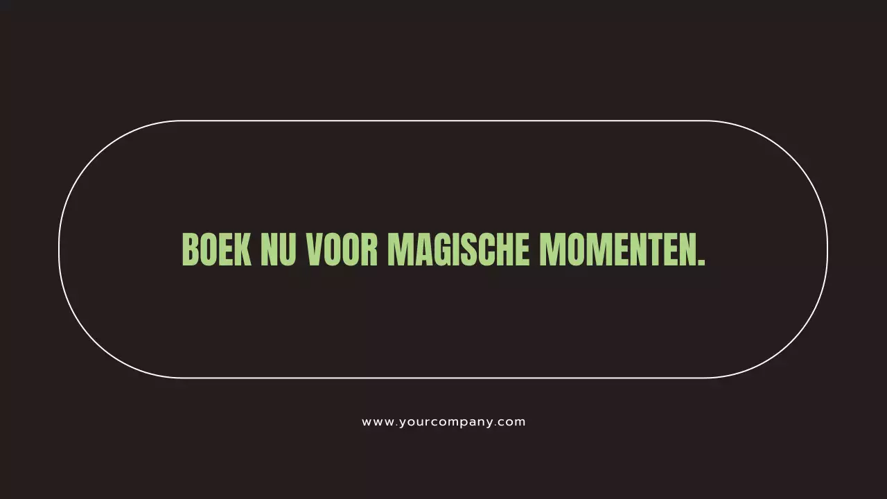 Zwart Lime en Wit Modern Elegant Trend Geometrisch Fotograaf Diensten Introductie van het bedrijf