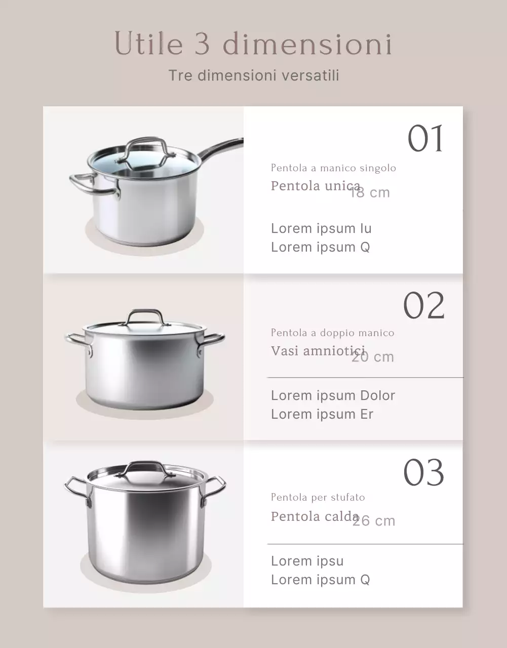 Un'introduzione ai vasi moderni in rosa e beige