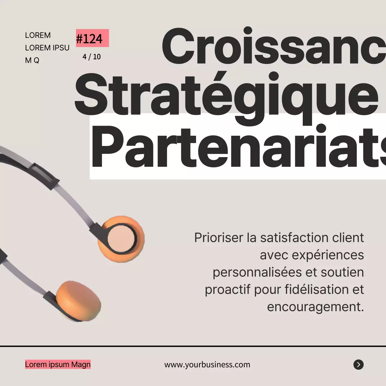 Grey Retro Bold Business Strategy Tips Instagram Carousel Post