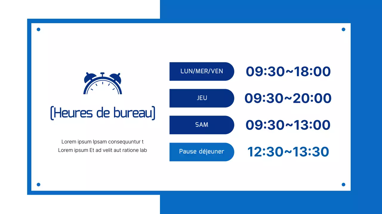 Avis d'hospitalisation simple en bleu