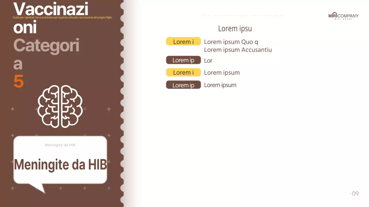 Le vaccinazioni dei genitori in marrone, in stile pop-art