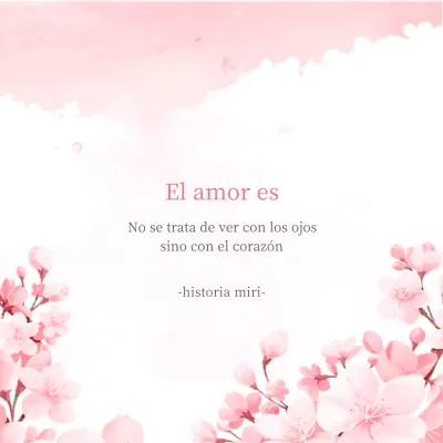 Un sencillo post de sentimientos en rosa y blanco con texto en rosa y blanco