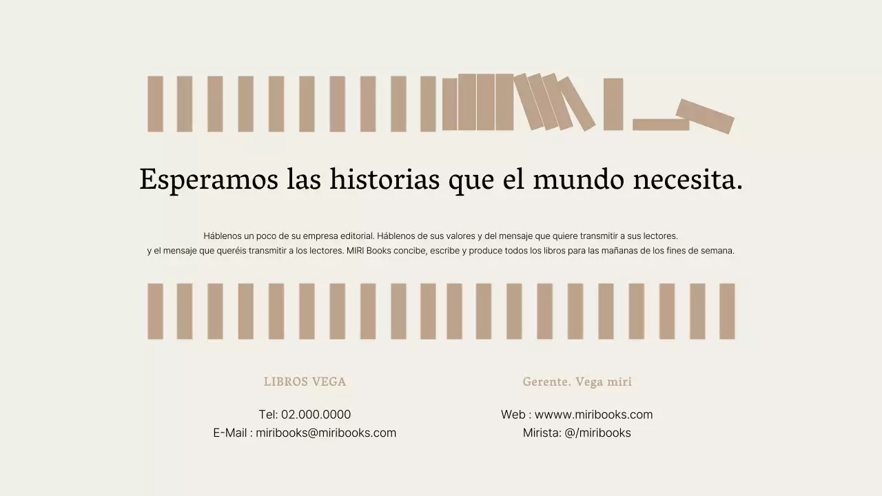 Una sencilla propuesta de libro en marrón y beige