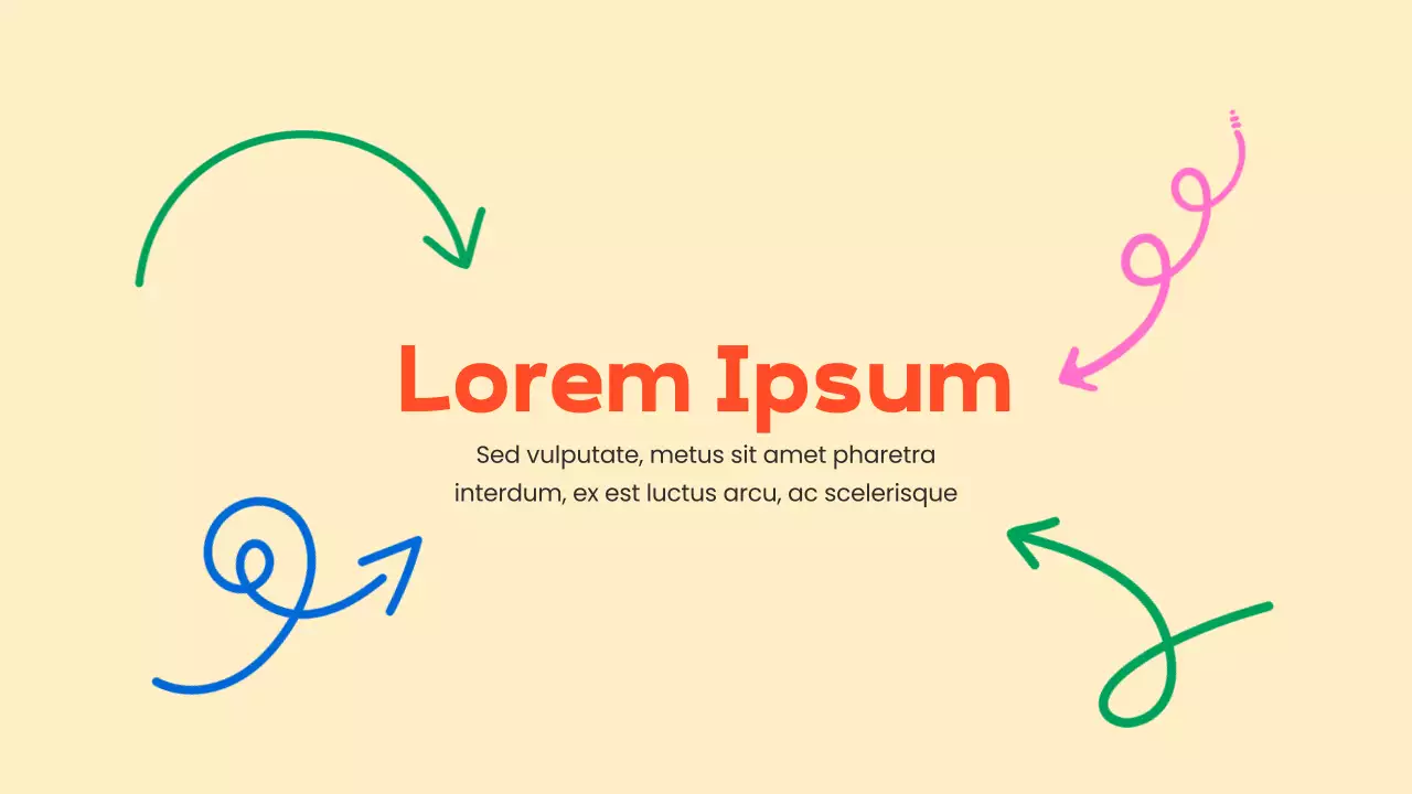 Informe Beige Basic Simple Shapes