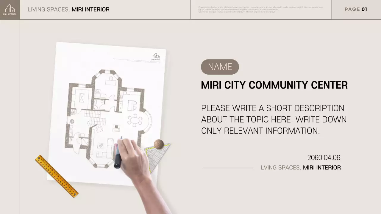 Beige Modern Interior Promotion Presentation