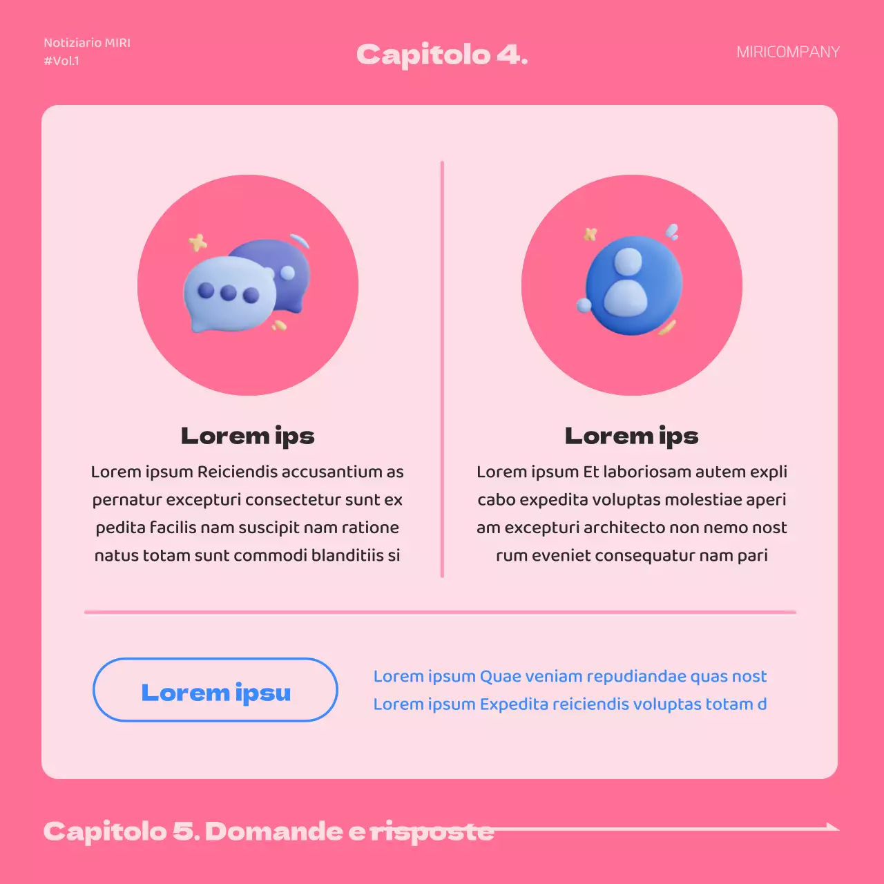 Una semplice lettera di presentazione rosa e blu per il tutoraggio del lavoro