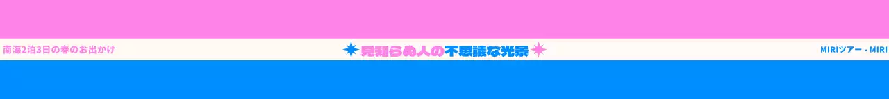 タイポグラフィと上下ラインが印象的なストラップデザイン。