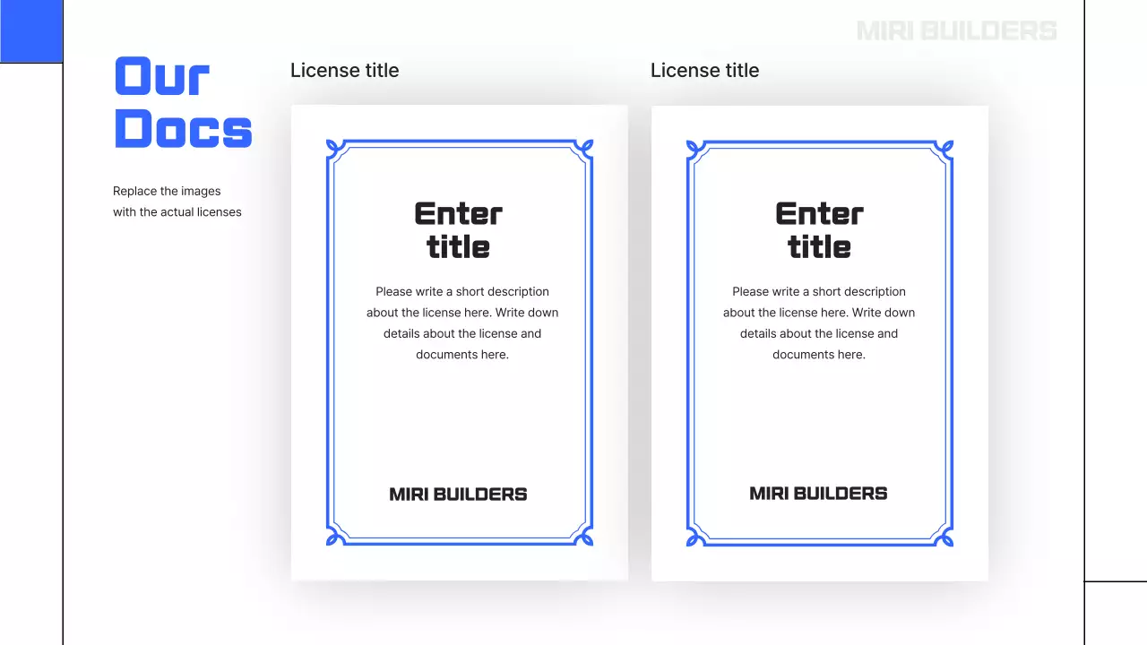 Blue Modern Construction Presentation