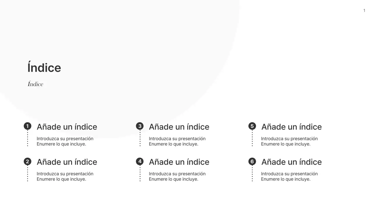 Informes básicos en blanco y negro