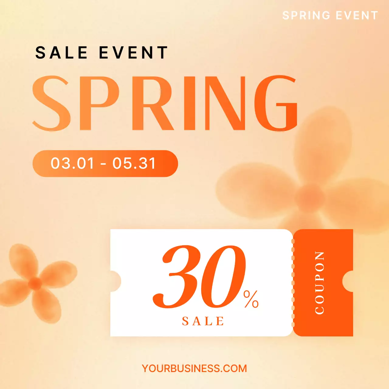 Green Trendy Spring Promotion Instagram Carousel