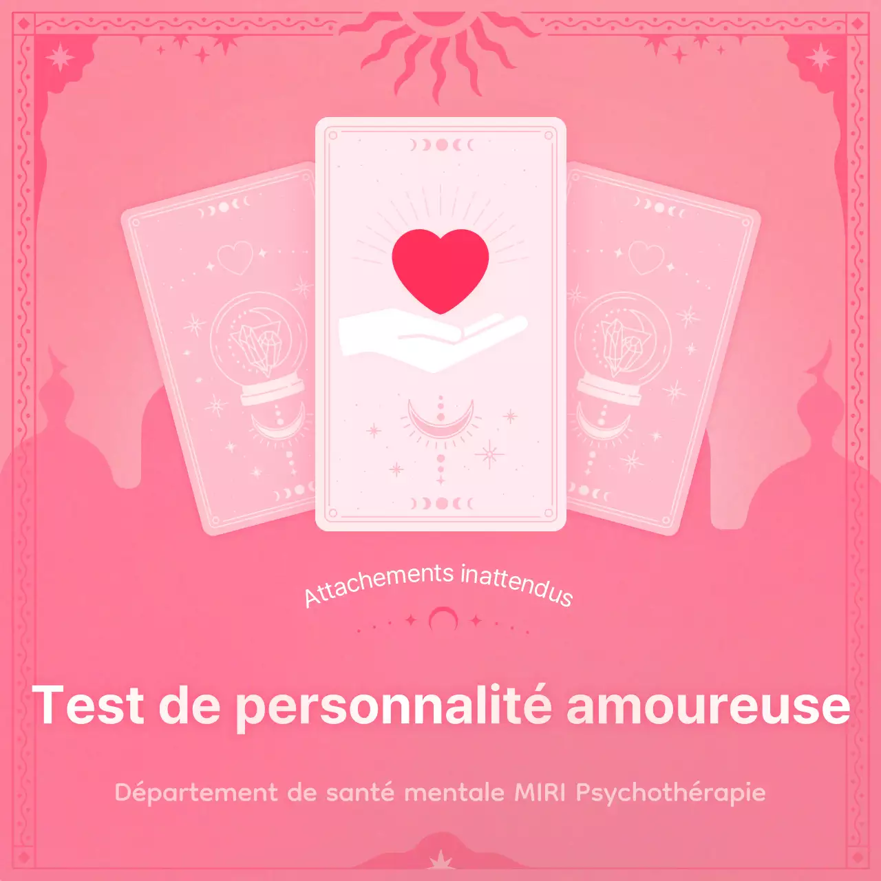 A propos du test psychométrique de personnalité romantique en rose et rose vif lofan