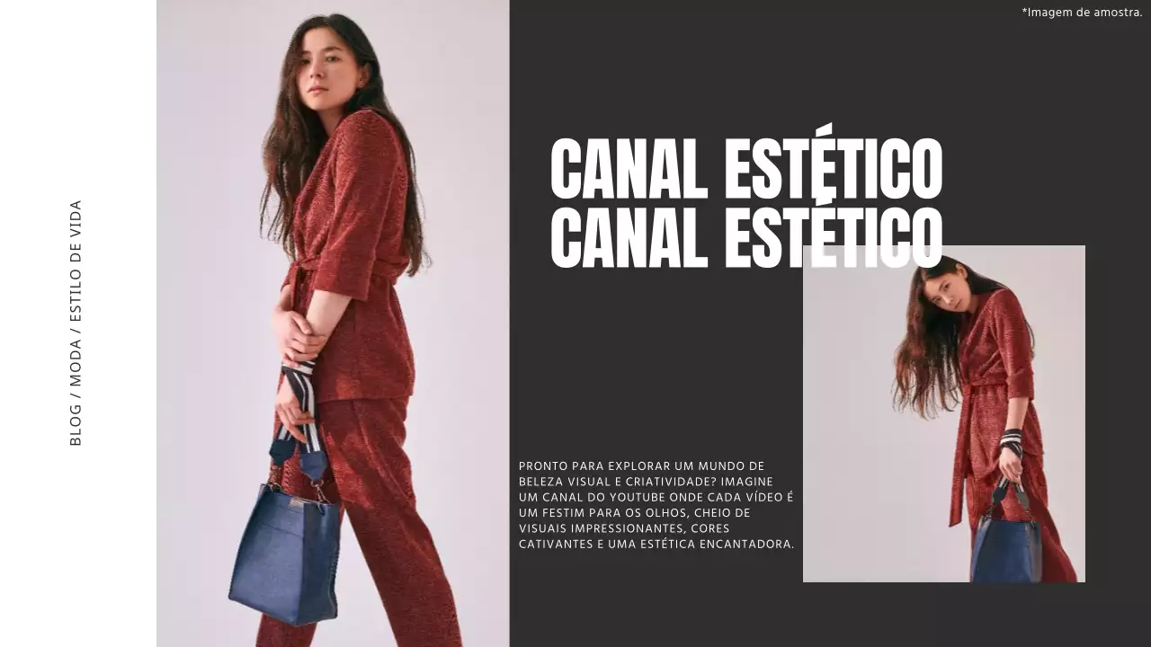 Tendência castanha e bege Promoção do blogue da estilista de moda