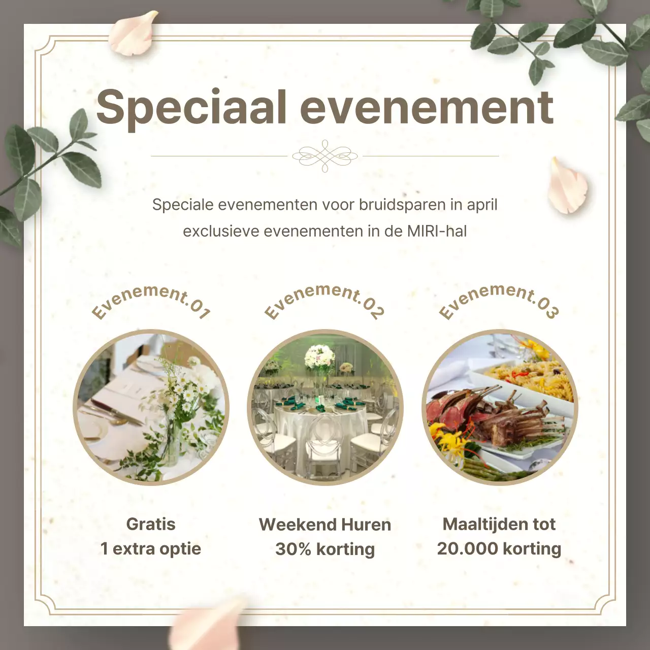 Gold Point's luxe trouwlocatie advertentie