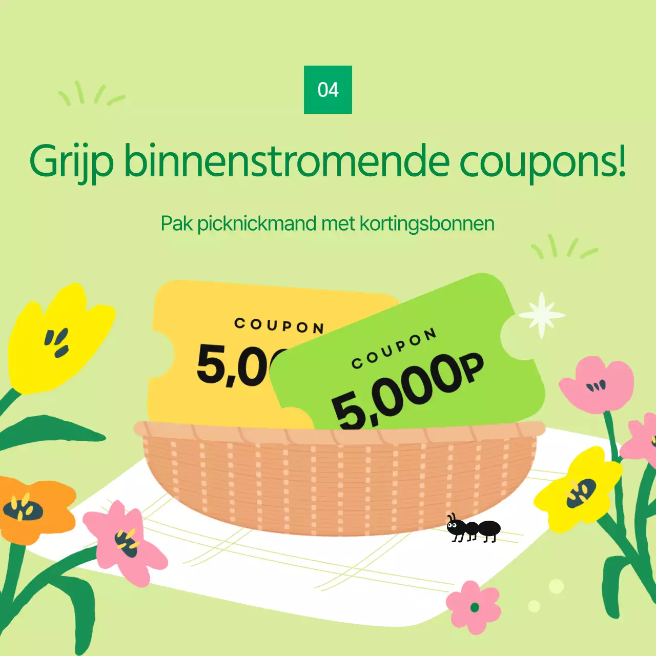 Promoot een mooie lentepromotie in chartreuse en geel