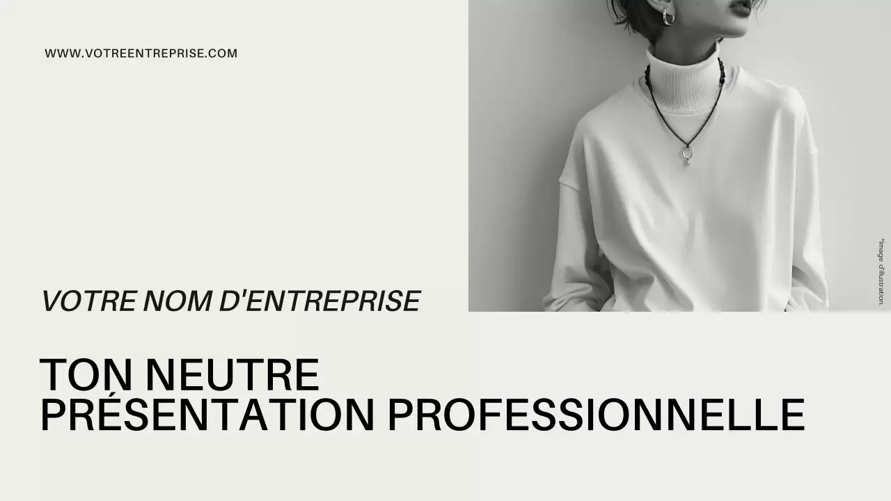 Introduction au guide des marques de mode moderne en noir et blanc