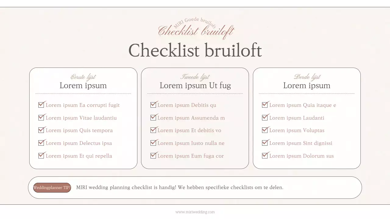 Een minimalistische bruiloftsgids in geel, zwart en wit