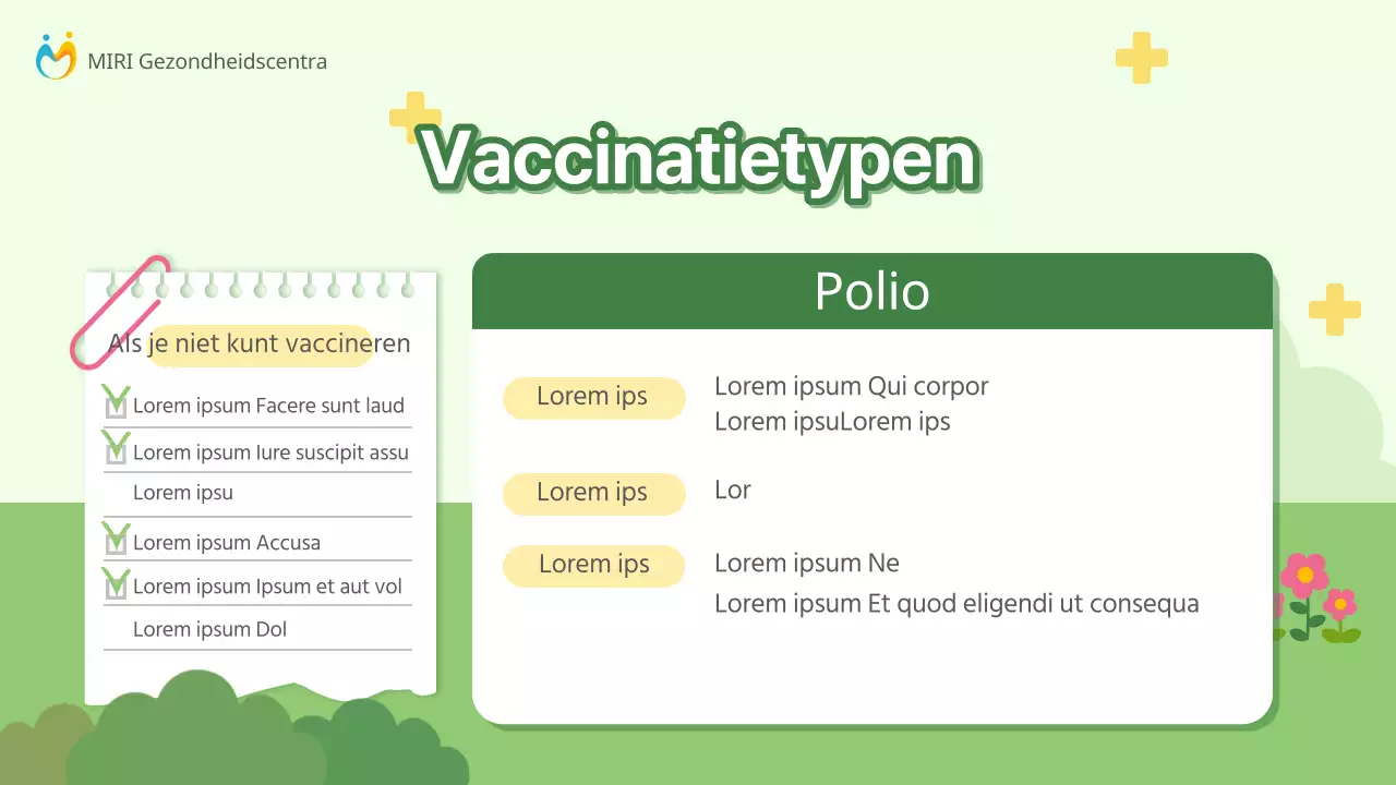 Een handleiding voor het vaccineren van kinderen tegen mazelen en geelzucht