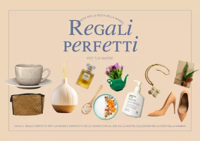 Promozione minimalista beige per la festa della mamma