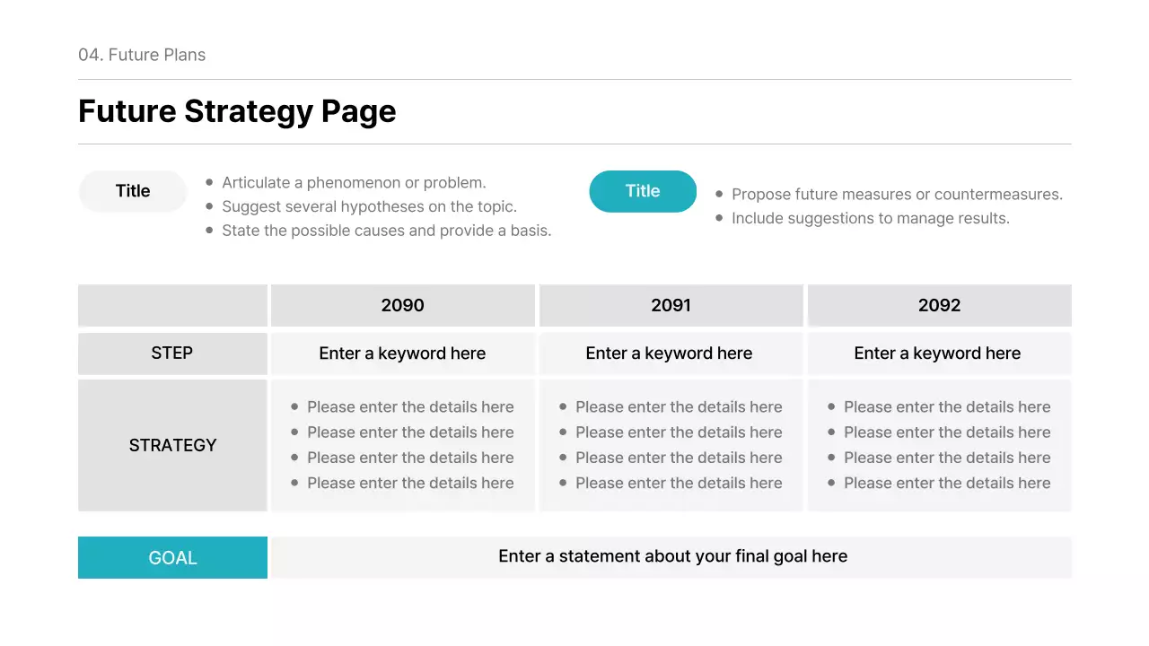 Teal Simple Business Report Presentation