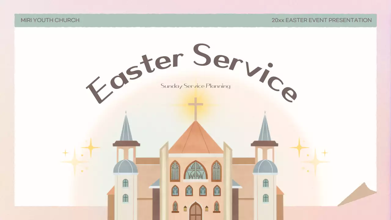 Beige Traditional Easter Event Presentation