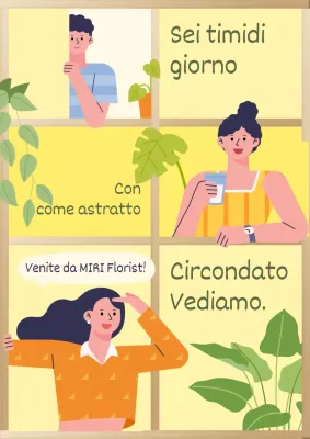 Promuovete il vostro fiorista con una bella esposizione Arbor Day di gialli e chartreuse.