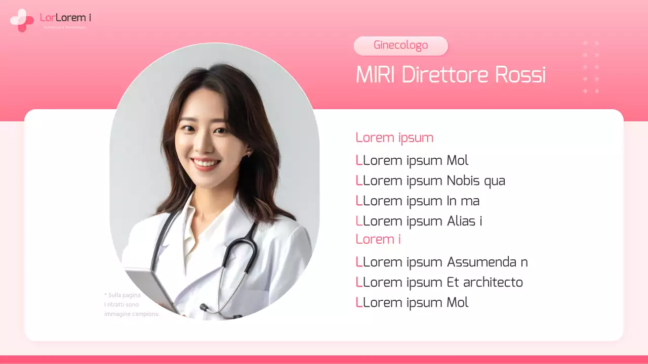 Un semplice annuncio di maternità in ospedale in rosa e rosa acceso