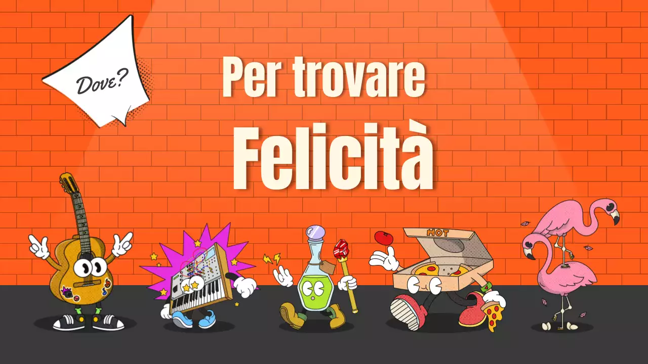 Un viaggio blu e arancione verso la felicità