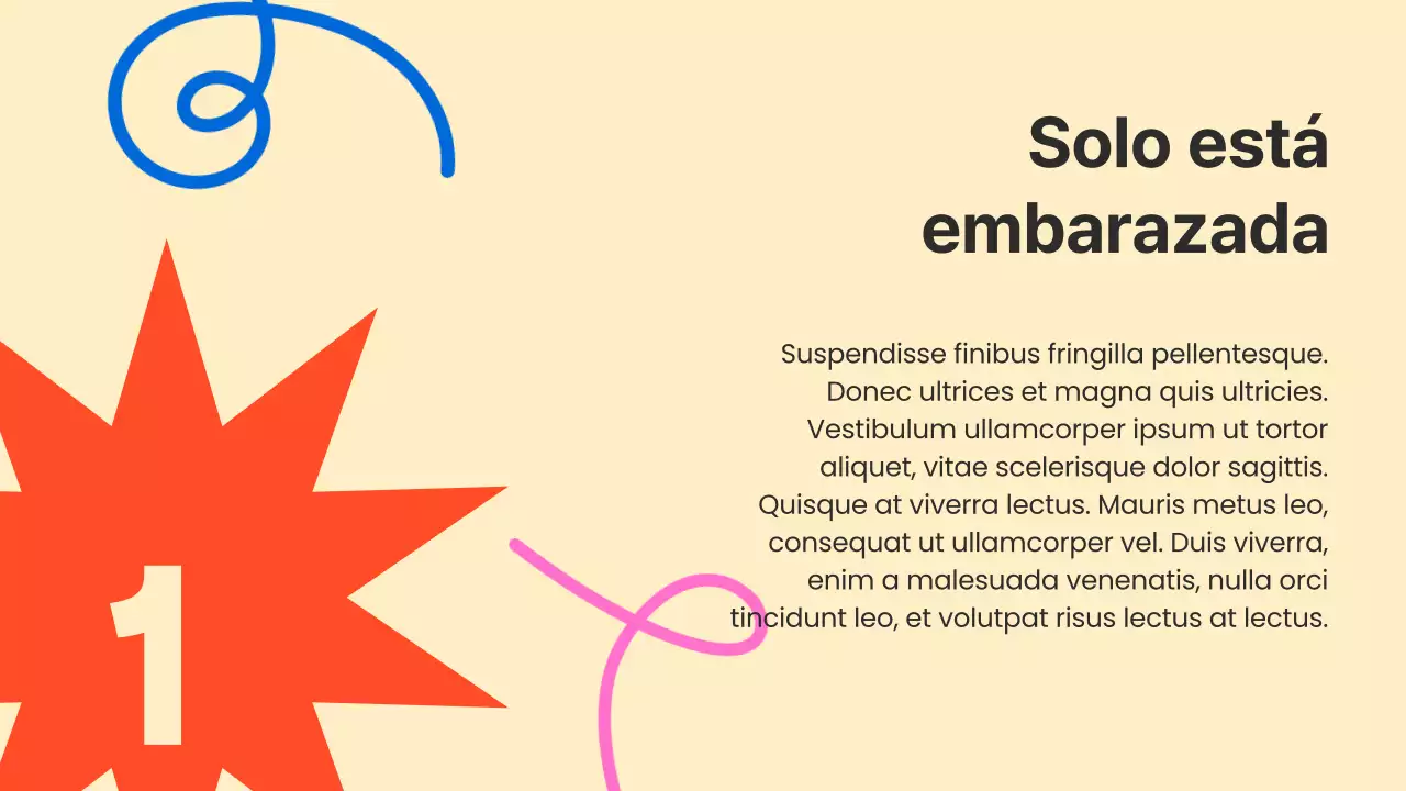 Informe Beige Basic Simple Shapes