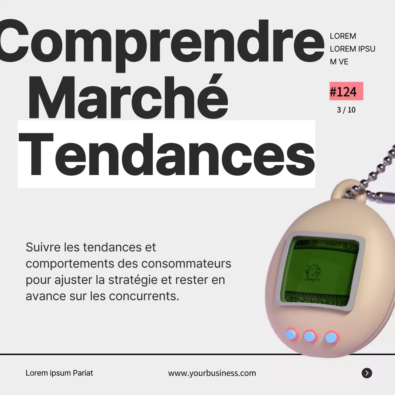 Grey Retro Bold Business Strategy Tips Instagram Carousel Post