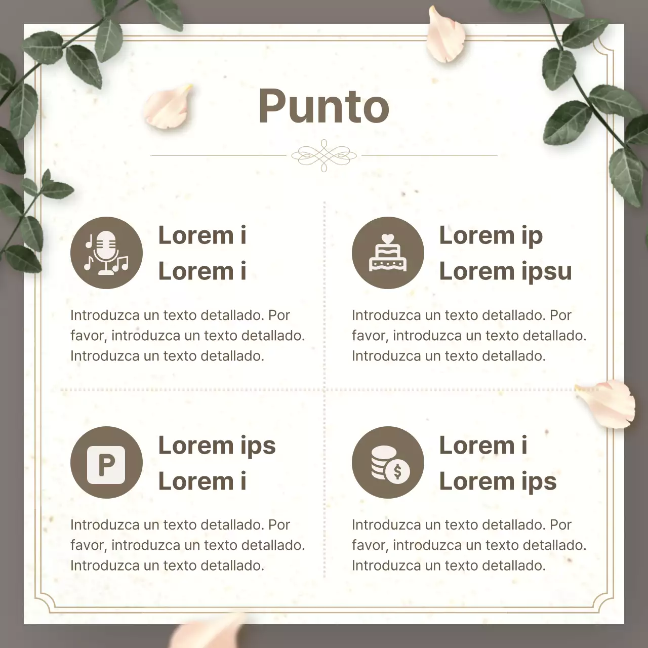 Anuncio del lujoso lugar de celebración de bodas de Gold Point