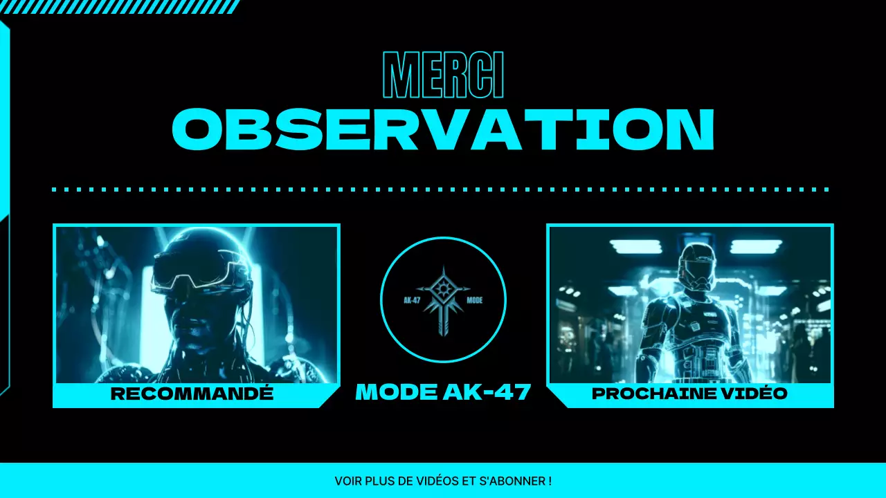 Une collection de contenus de chaînes de jeux cyberpunk en néon et noir